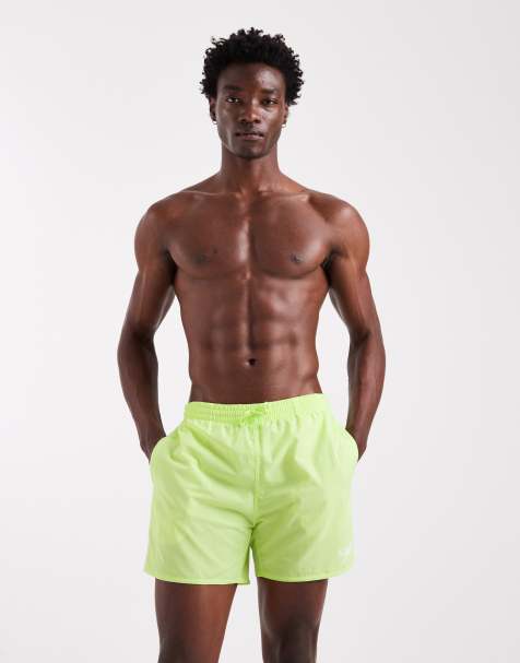 Speedo Mens essential 16" watershort in lime green - view 1