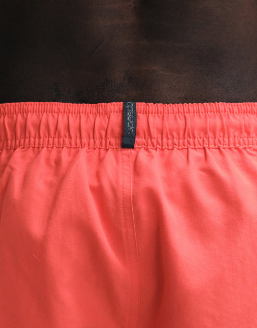 Speedo Mens prime leisure 16" watershorts in orange, 4 of 5