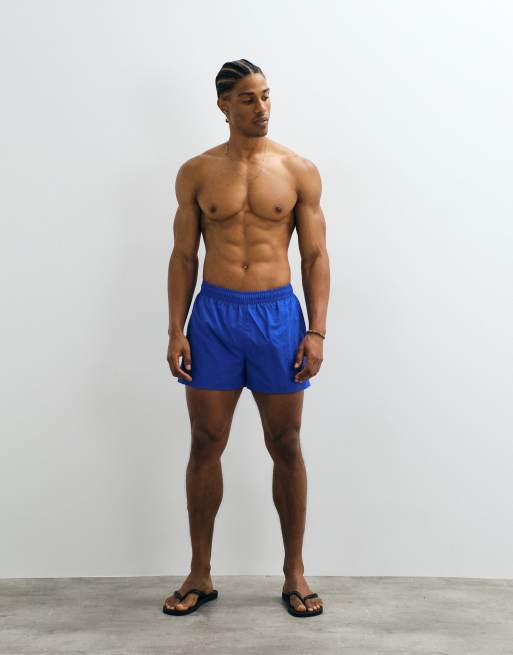 Speedo Solid retro 13" volley swim short in blue, 4 of 5