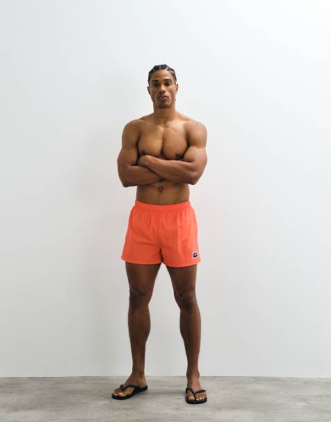Speedo Solid retro 13" volley swim short in coral - view 1
