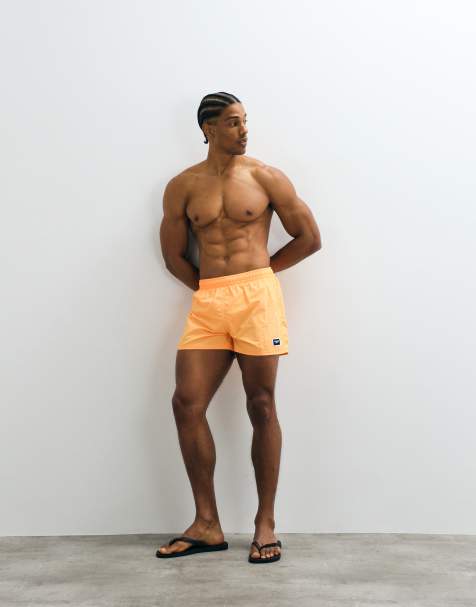 Speedo Solid retro 13" volley swim short in orange - view 1