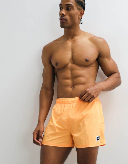 Speedo Solid retro 13" volley swim short in orange, 3 of 5