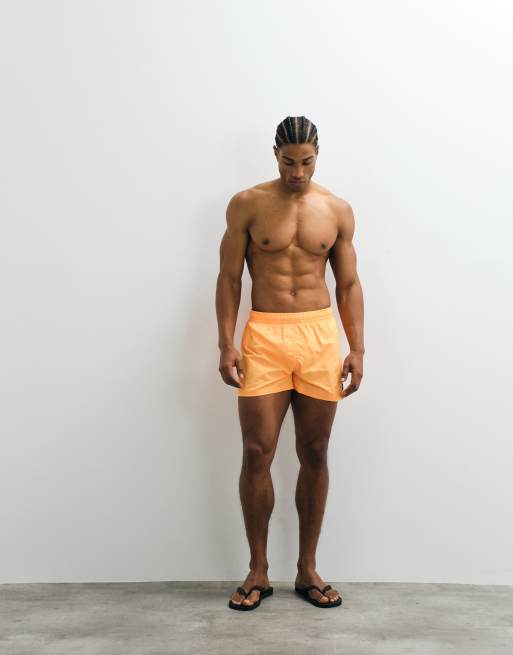 Speedo Solid retro 13" volley swim short in orange, 4 of 5