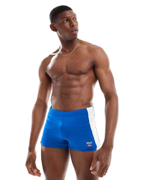 Speedo Swim bottoms colourblock square leg aquashorts in turkish sea - view 1