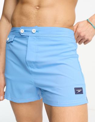 Speedo vintage volley 14" watershorts in light blue