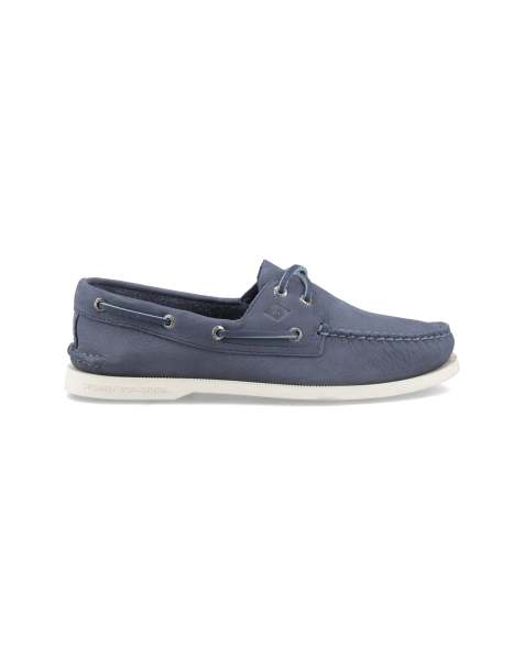 Sperry Authentic 2 eye boat shoe in dark blue - view 1