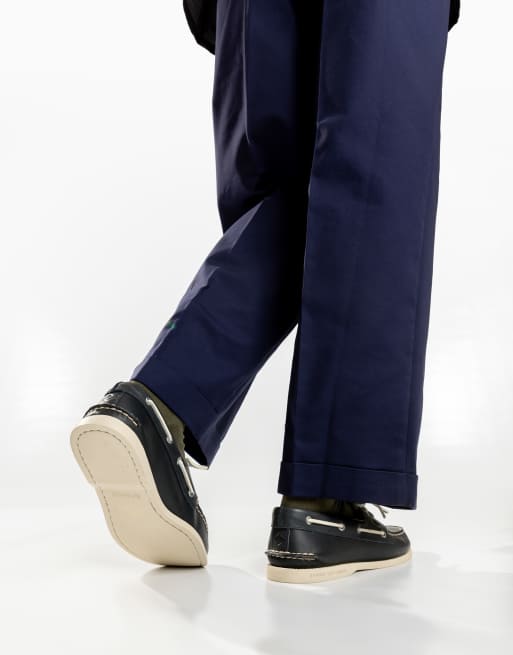 Sperry Authentic eye boat shoe in navy ASOS