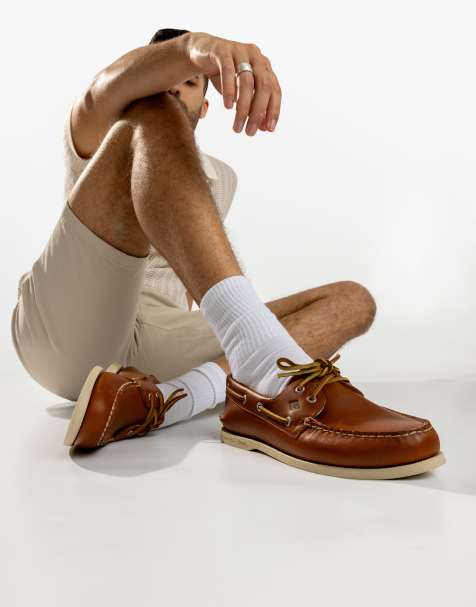 Sperry Authentic 2 eye boat shoe in tan - view 1