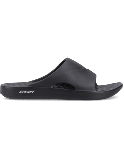 Sperry Flow moulded slide in black - view 1