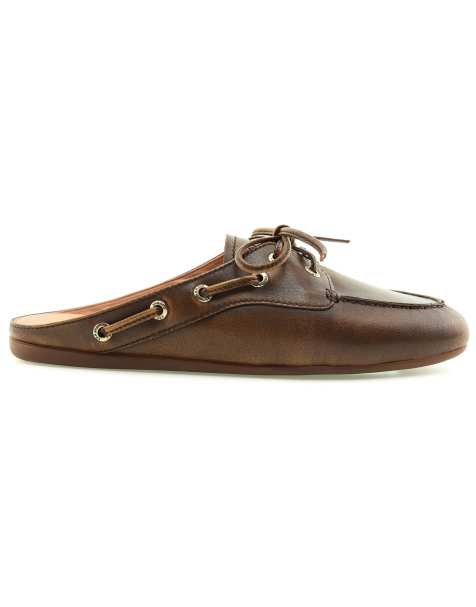 Sperry Slimboat mule in brown - view 1