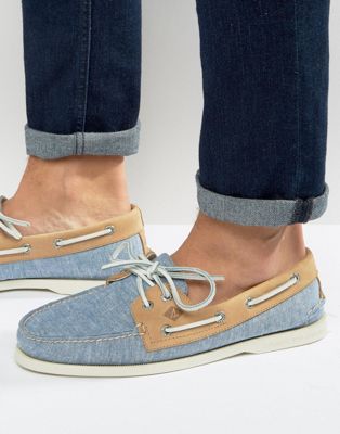 Sperry Topsider Linen Boat Shoes