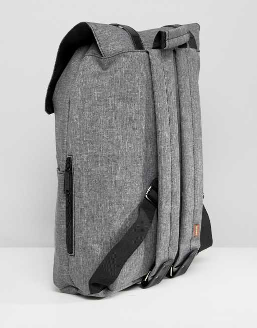 Spiral Carlton Backpack in Crosshatch Gray ASOS