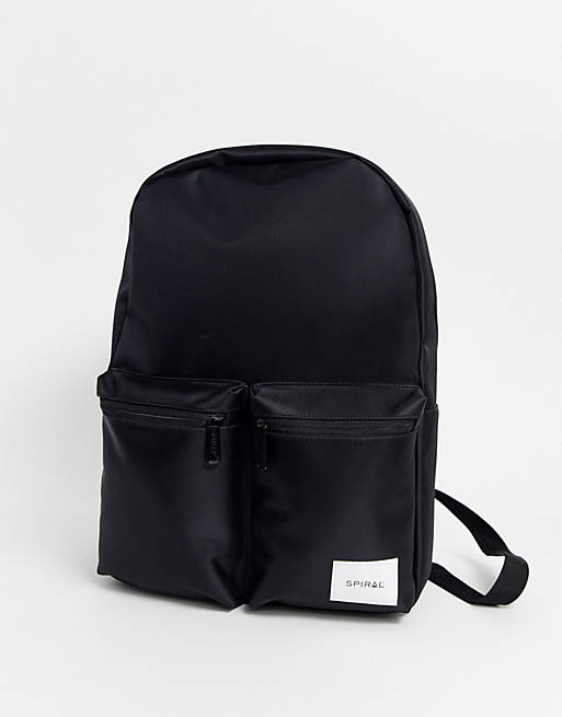 Spiral Detour backpack in black | ASOS
