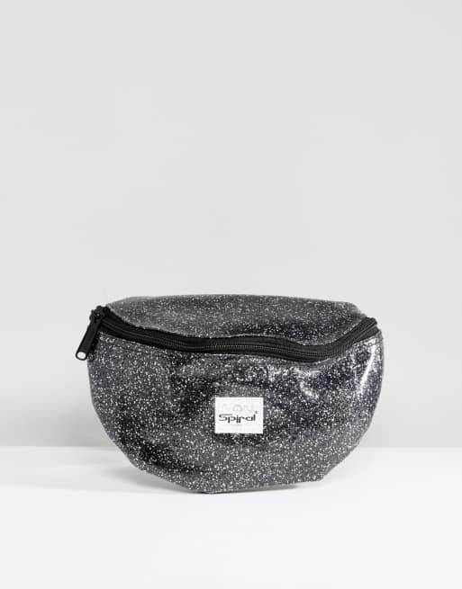 Spiral Fanny Pack in Glitter