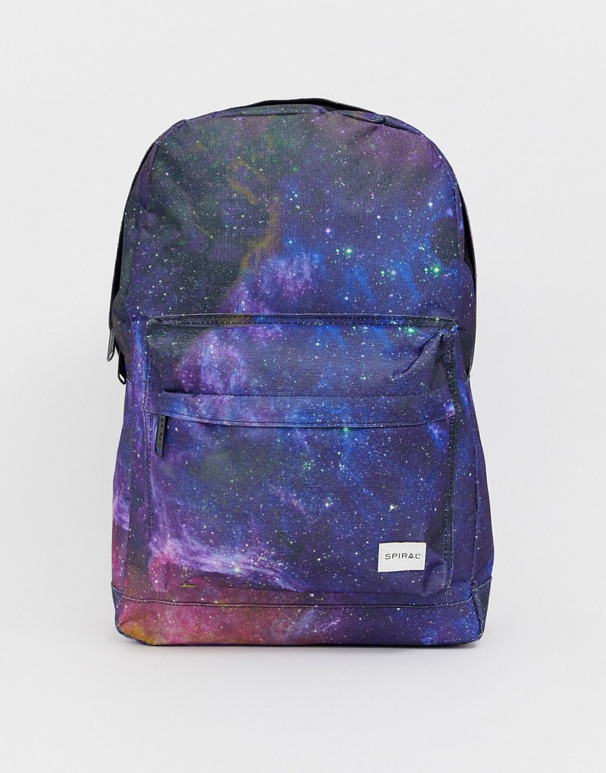 Spiral Prime backpack in galaxy print-Multi