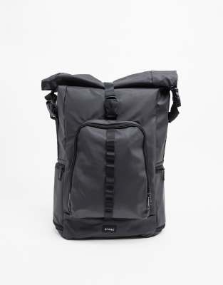 asos mens leather backpack
