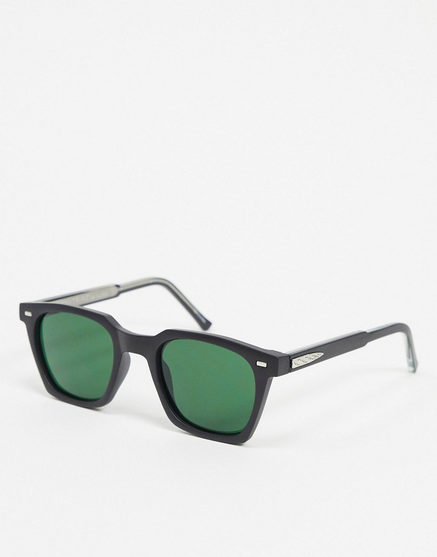 Spitfire Block Chain square sunglasses in black