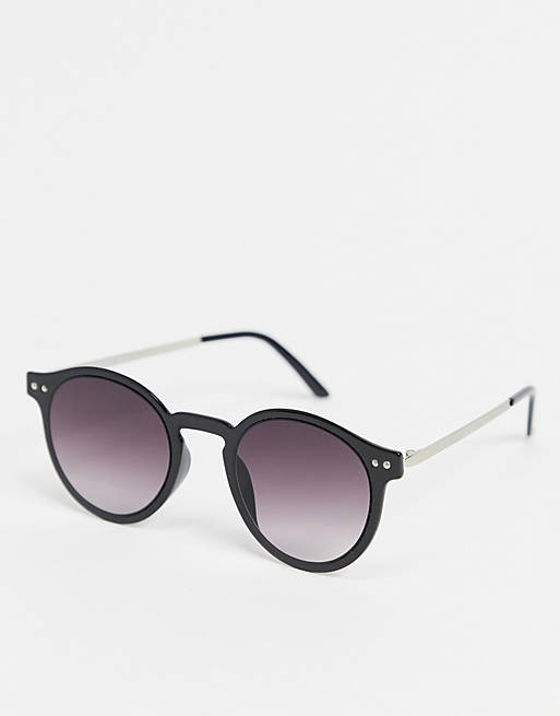 Spitfire British Summer round sunglasses in black