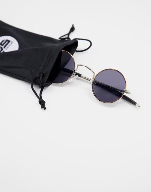 Spitfire - Chemistry - Lunettes de soleil rondes unisexes effet écaille de tortue à verres noirs, 4 de 4