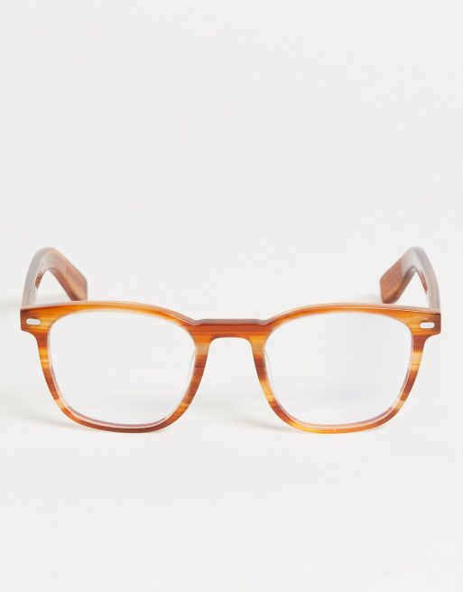 Spitfire - Cut Twenty Four - Vierkante damesbril tegen blauw licht in tortoise, 2 van 4