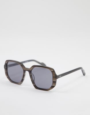 Spitfire Spitfire Cut Twenty Nine womens square sunglasses in grey marble
