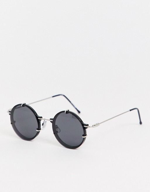 Spitfire IFT round sunglasses in black