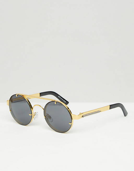 Spitfire Lennon2 Round Sunglasses In Gold