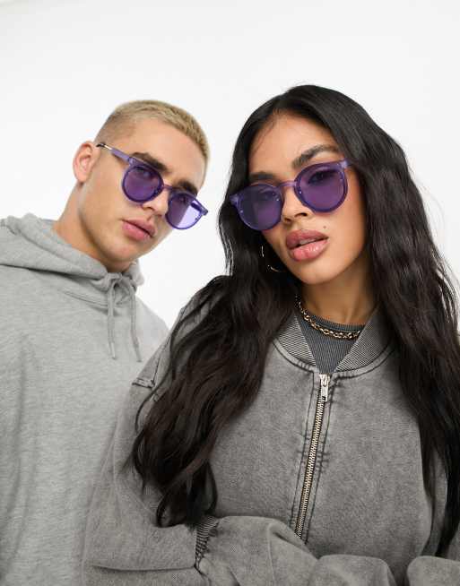 Spitfire – Post Punk – Runde Festival-Sonnenbrille in Flieder – exklusiv bei ASOS, 4 von 4