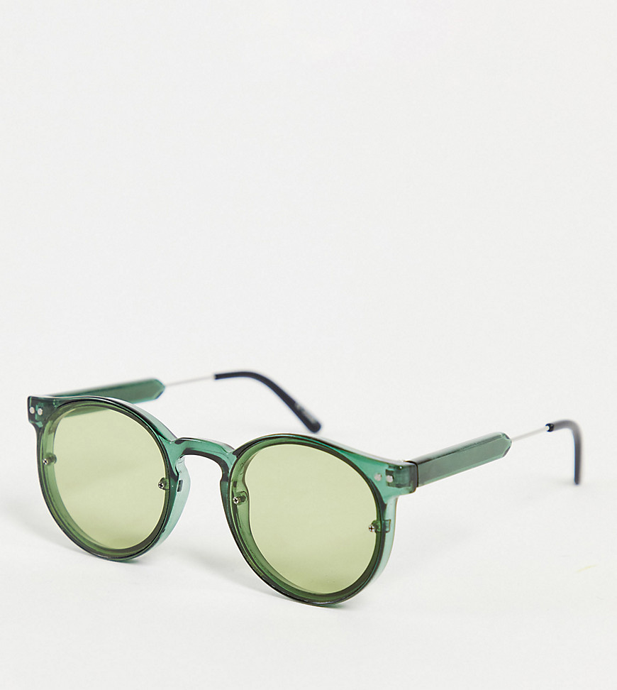 Spitfire ‑ Post Punk ‑ Unisex-Sonnenbrille mit getönten Gläsern in Olivgrün