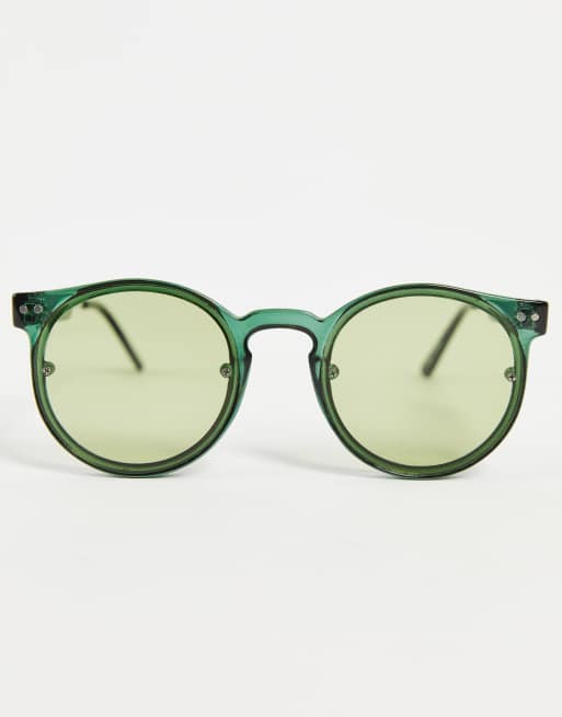 Spitfire ‑ Post Punk ‑ Unisex-Sonnenbrille mit getönten Gläsern in Olivgrün, exklusiv bei ASOS, 4 von 4