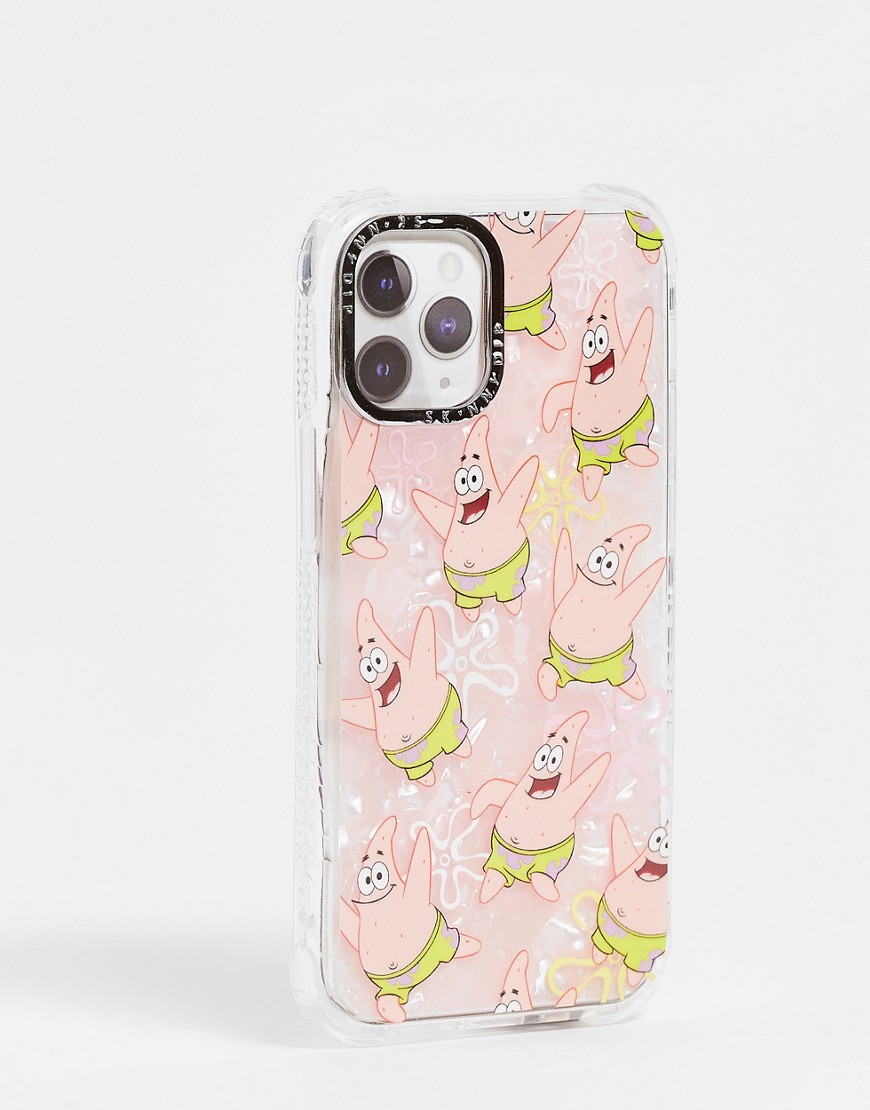 SpongeBob x Skinnydip happy Patrick iPhone 12 mini case-Pink