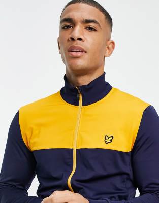 фото Спортивная куртка из технологичных материалов lyle & scott sport-темно-синий