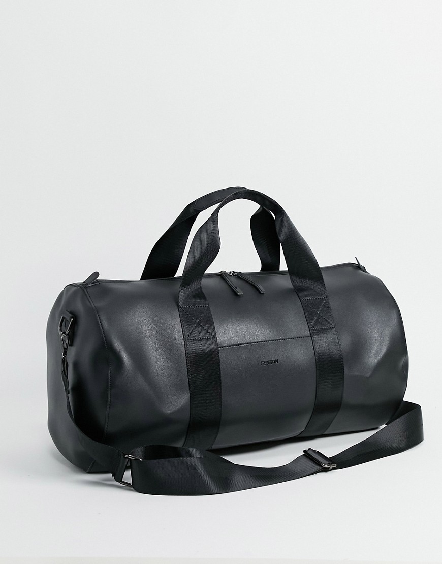 фото Спортивная сумка из искусственной кожи fenton-черный цвет