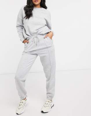 фото Спортивный костюм из oversized-свитшота и джоггеров asos design-серый