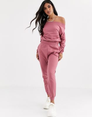 Розовый спортивный Oversized костюм ASOS Design
