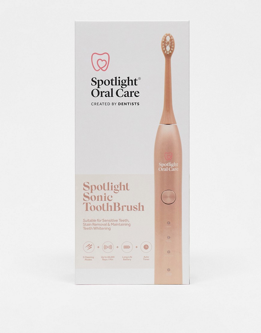 Spotlight Oral Care Rose Gold Sonic Toothbrush-No colour