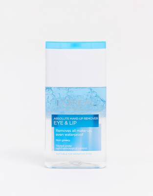 фото Средство для снятия водостойкого макияжа l'oreal paris absolute biphase-бесцветный