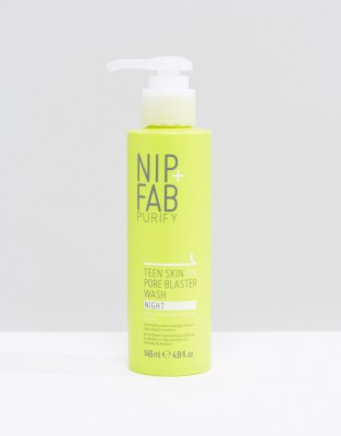 фото Средство для умывания перед сном nip+fab teen skin fix pore blaster-бесцветный