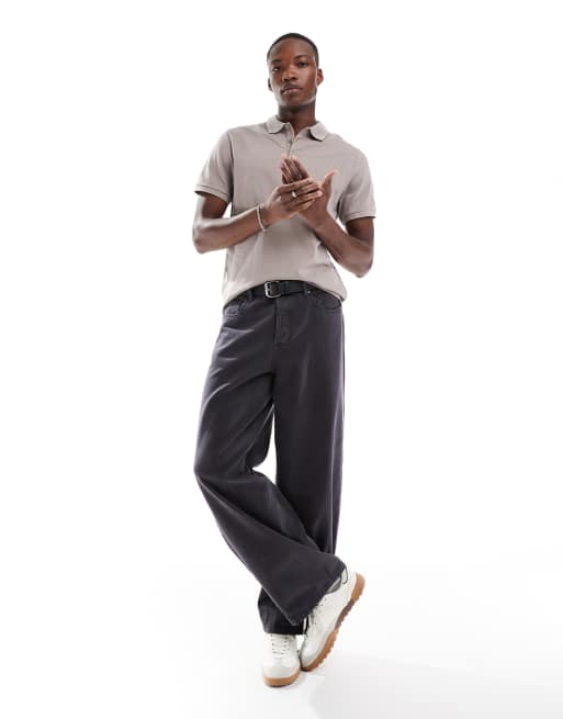 SS Movement Pique Polo - Ivory Coastal Palms