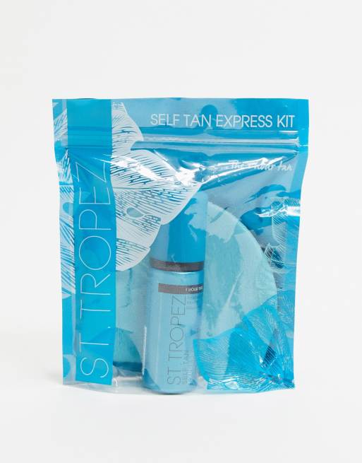 St. Tropez - Minisæt med 1hr Express selvbruner og selvbruningshandske - 50 ml, 2 af 4