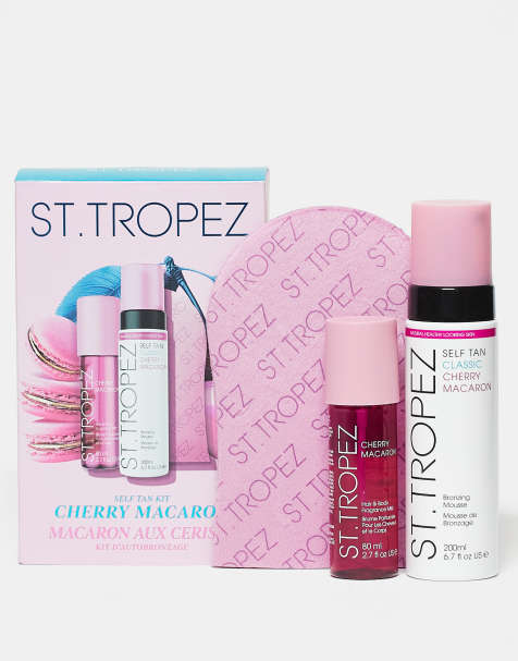 St. Tropez – Self Tan Cherry Macaron Kit – Set med brun utan sol - view 1