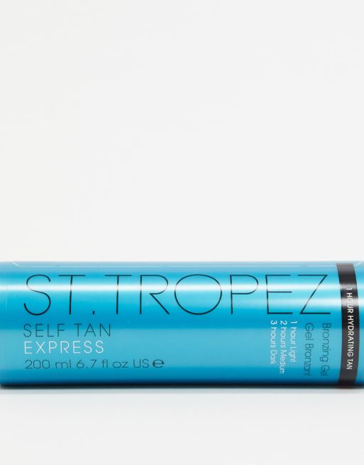 St Tropez Self Tan Express Advanced 1 Hour Bronzing Gel 6 7 Fl Oz Asos