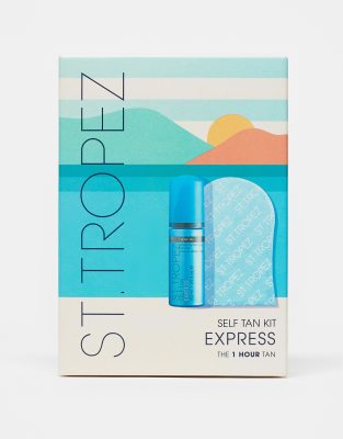 St Tropez Self Tan Express Mini Kit-no Color In White