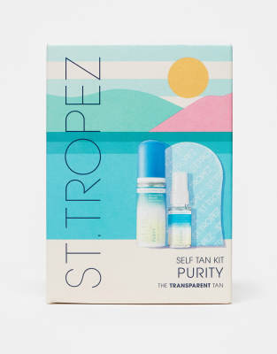 St Tropez Self Tan Purity Mini Kit-no Color In White