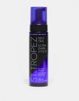 St. Tropez - Self Tan Ultra Dark Violet Bronzing Mousse - Dunkle Selbstbräunungsmousse, 200 ml-Keine Farbe