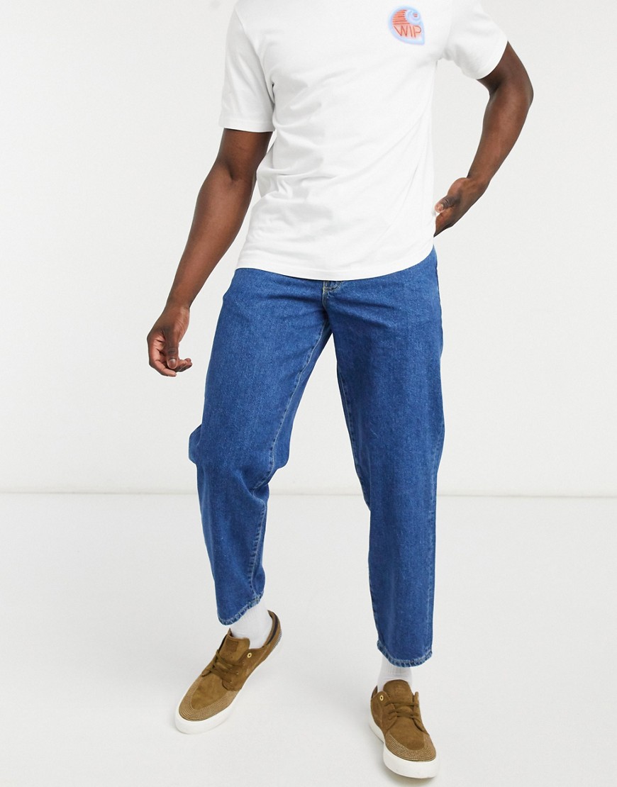 Stan Ray - 5-pocket jeans met smaltoelopende pijpen in blauw