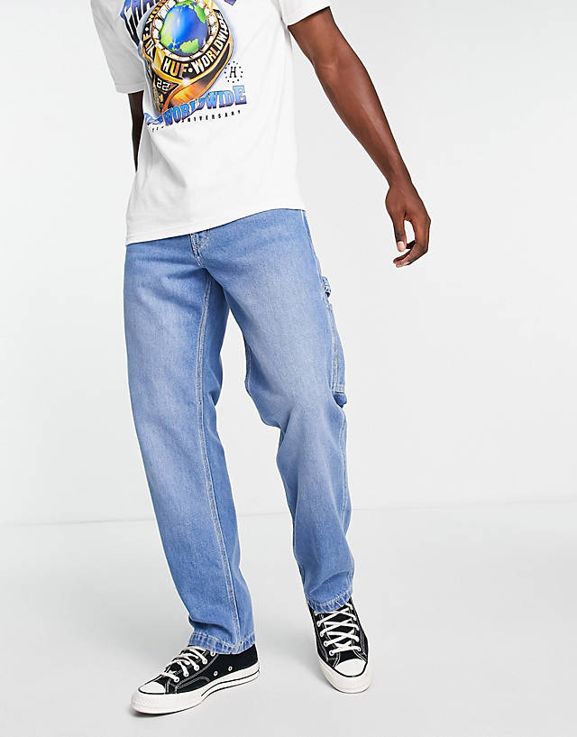 Stan Ray - 80s painter vintage wash denim trousers in blue