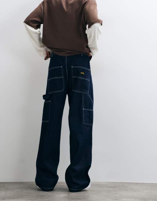 Stan Ray big job painter carpenter jeans in blue rinse, 5 of 5