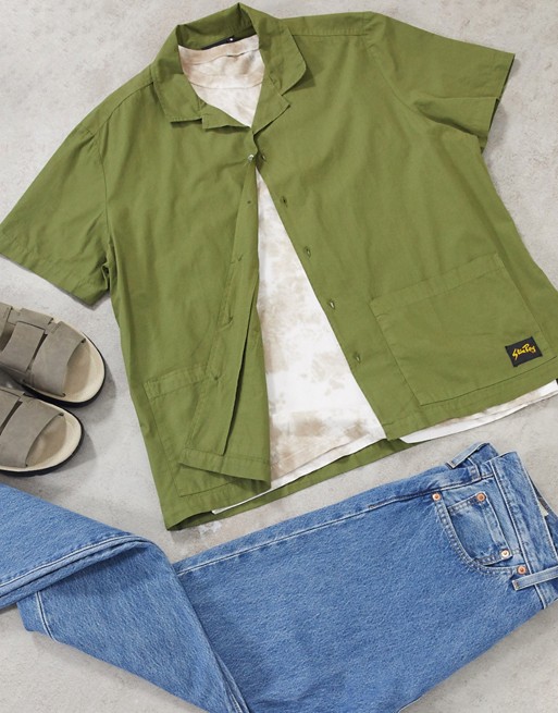 Stan Ray bowling shirt in olive
