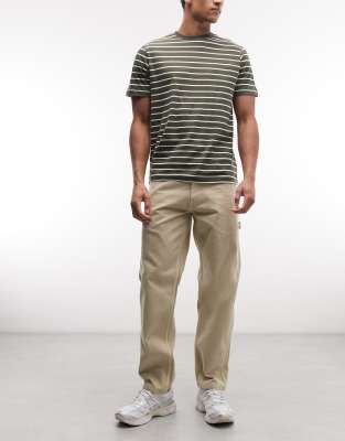 Stan Ray Carpenter Straight Leg Jeans In Neutral